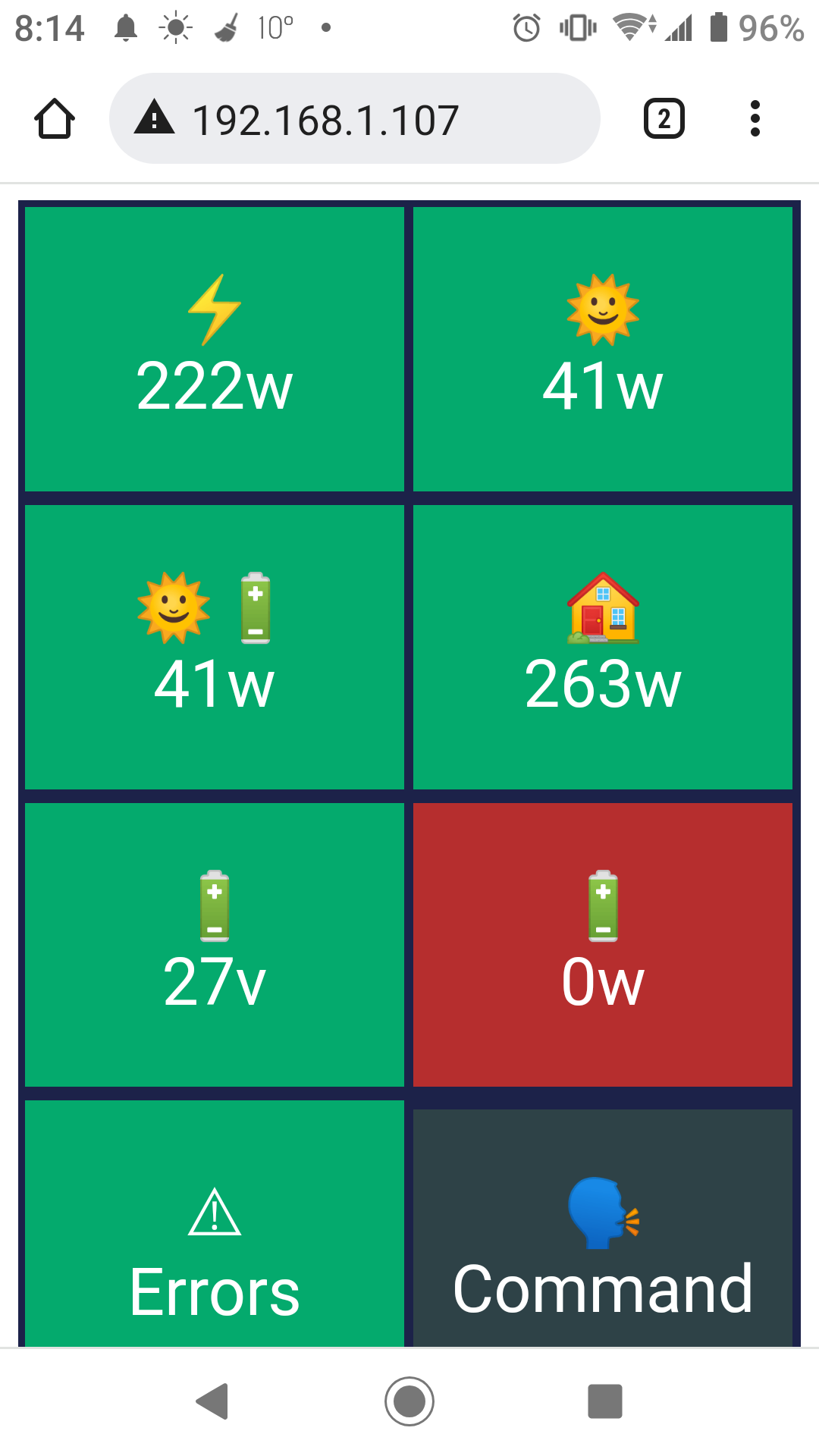 Solar Inverter Reader Project