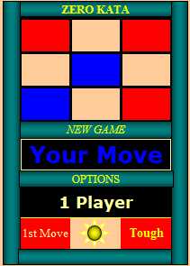 TIC TAC TOE Excel Game